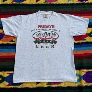FRIDAYS Premium Amber Beer Graphic Tee - Light Gray